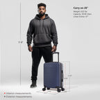 InUSA Deep 20" Hardside Carry-On Suitcase
