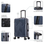InUSA Drip 20" Hardside Carry-On Spinner Suitcase
