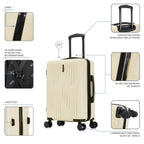 InUSA Drip 20" Hardside Carry-On Spinner Suitcase