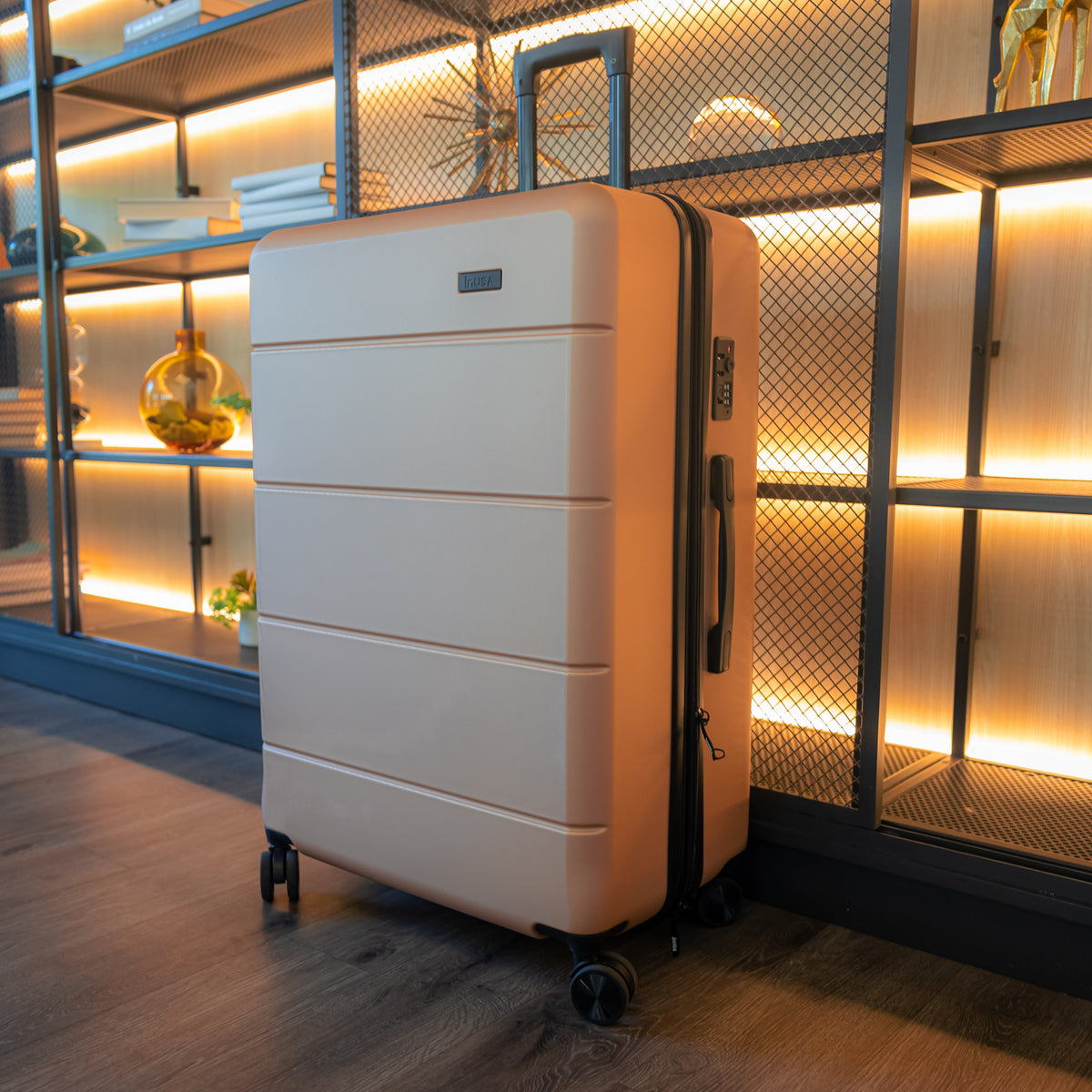 InUSA Elysian 28" Hardside Checked Suitcase