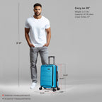 InUSA Elysian 20" Hardside Carry-On Luggage