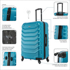 InUSA Endurance 28" Hardside Spinner Checked Suitcase