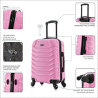 InUSA Endurance 20" Hardside Carry-On Suitcase