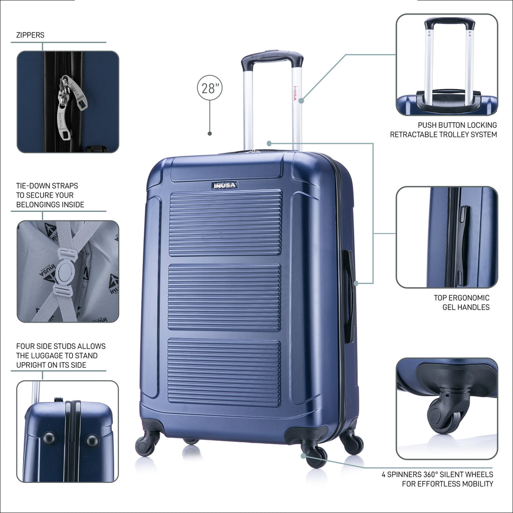 InUSA Pilot 28-Inch Hardside Spinner Luggage