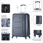 InUSA Pilot 28-Inch Hardside Spinner Luggage