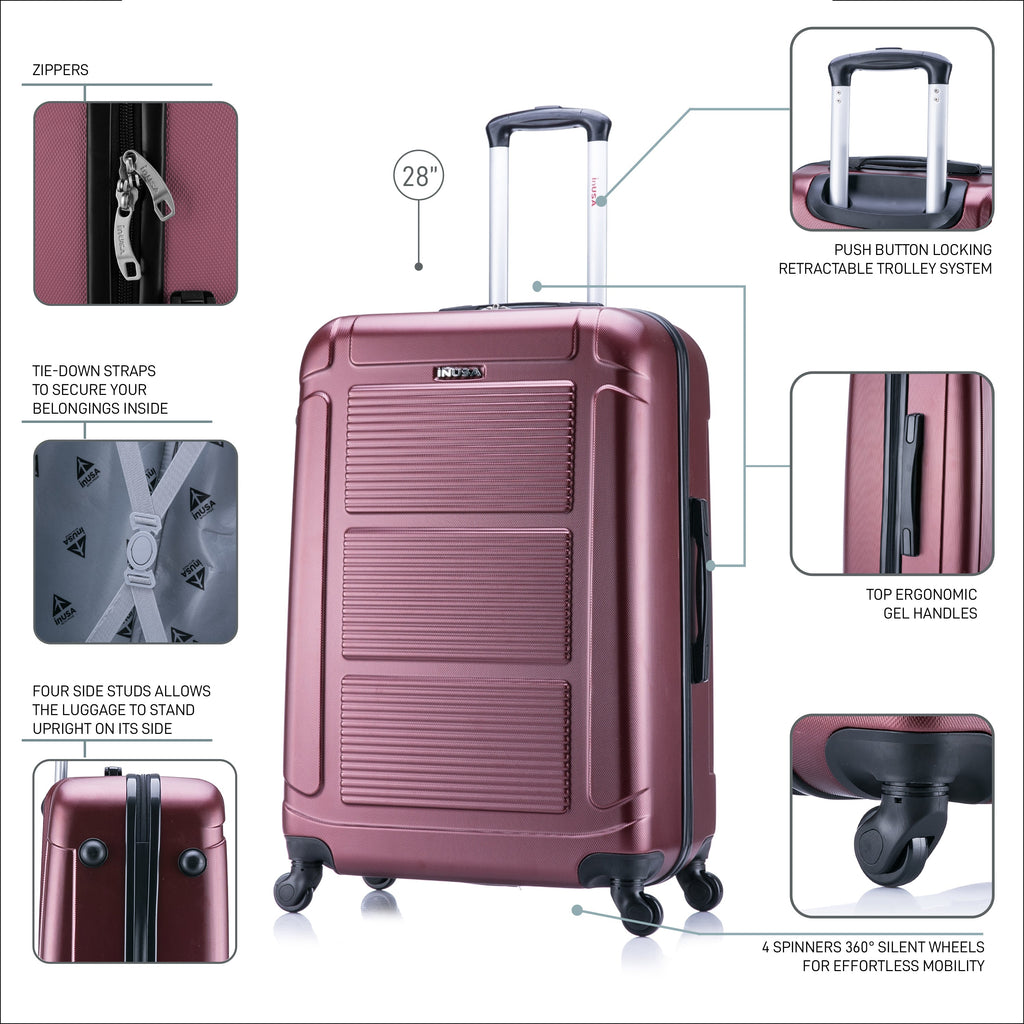 InUSA Pilot 28-Inch Hardside Spinner Luggage