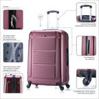 InUSA Pilot 28-Inch Hardside Spinner Luggage