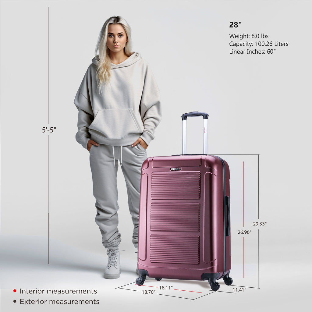 InUSA Pilot 28-Inch Hardside Spinner Luggage