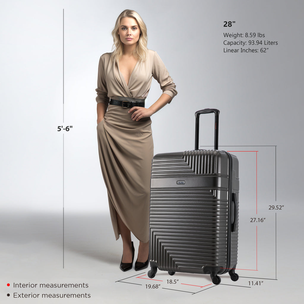 InUSA Resilience 28" Hardside Spinner Suitcase