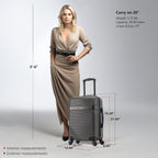 InUSA Resilience 20" Hardside Carry-On Suitcase