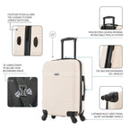 InUSA Resilience 20" Hardside Carry-On Suitcase