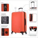InUSA Royal 28" Hardside Spinner Checked Suitcase