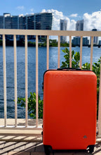 InUSA Royal 28" Hardside Spinner Checked Suitcase