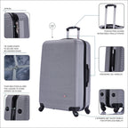 InUSA Royal 28" Hardside Spinner Checked Suitcase