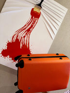 InUSA Royal 24" Hardside Spinner Checked Luggage