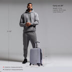 InUSA Royal 20" Hardside Carry-On Suitcase