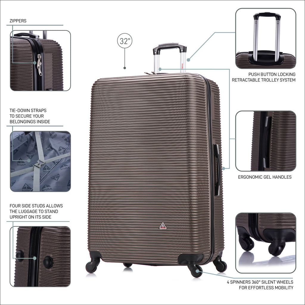 InUSA Royal 32" Hardside Spinner Luggage