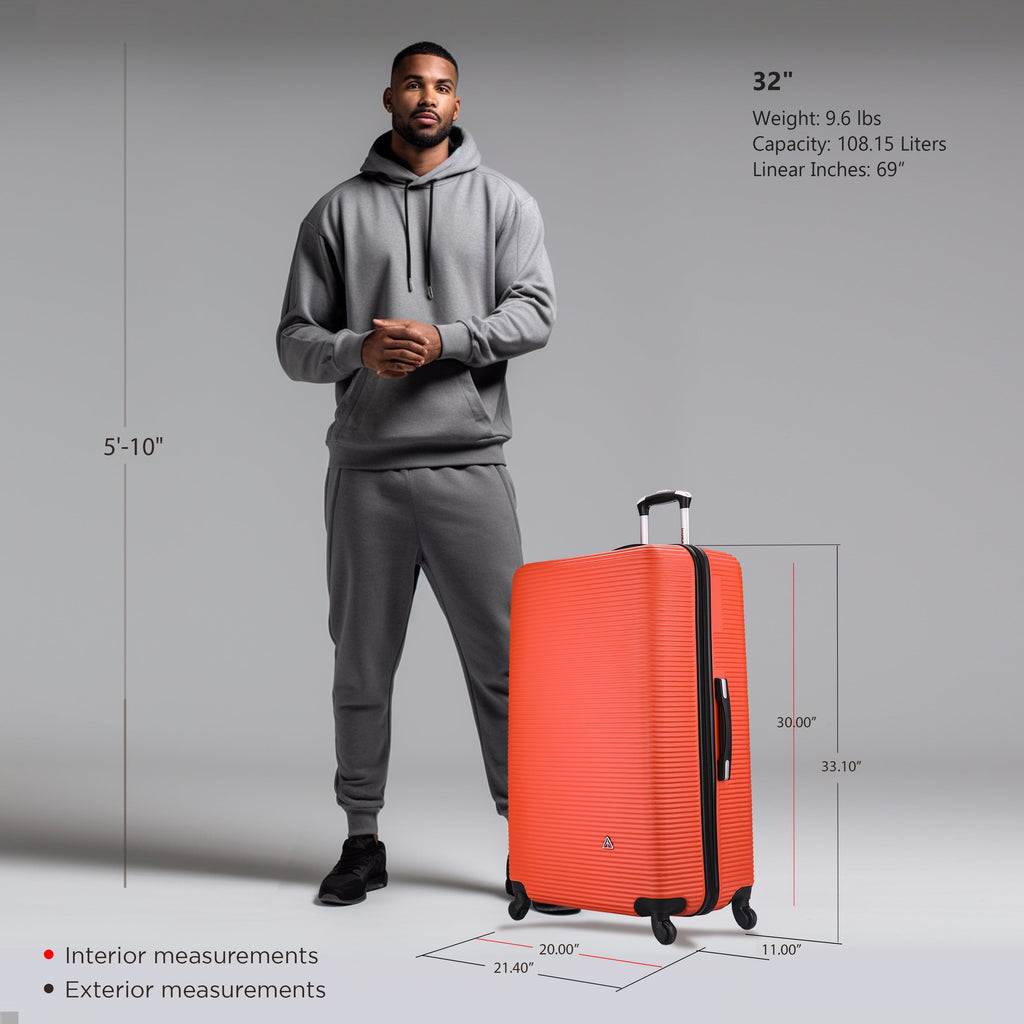 InUSA Royal 32" Hardside Spinner Luggage