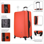 InUSA Royal 3-Piece Hardside Spinner Luggage Set
