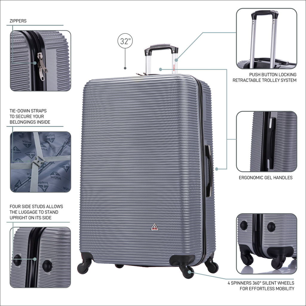 InUSA Royal 32" Hardside Spinner Luggage