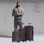 InUSA Royal 3-Piece Hardside Spinner Luggage Set