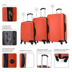 InUSA Royal 3-Piece Hardside Spinner Luggage Set