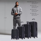 InUSA Royal 4-Piece Hardside Spinner Luggage Set