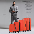 InUSA Royal 4-Piece Hardside Spinner Luggage Set