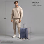 InUSA Trend 20" Hardside Carry-On Suitcase