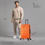 InUSA Trend 28" Hardside Spinner Checked Suitcase