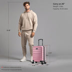 InUSA Trend 20" Hardside Carry-On Suitcase