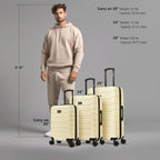 InUSA Trend 3-Piece Hardside Spinner Luggage Set