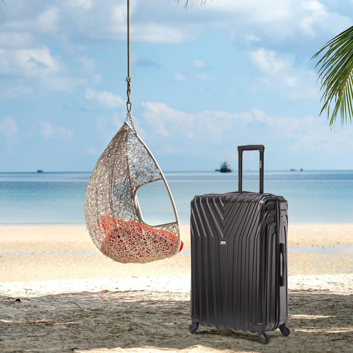 InUSA Vasty 24" Hardside Spinner Checked Luggage