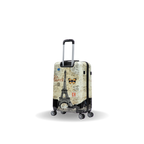InUSA Prints 24" Hardside Spinner Checked Suitcase