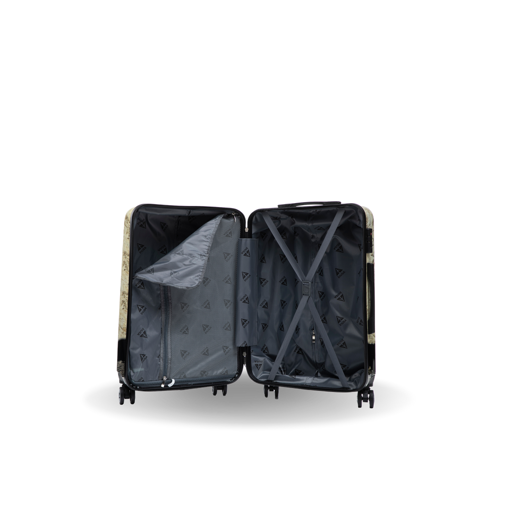 InUSA Prints 3-Piece Hardside Spinner Luggage Set