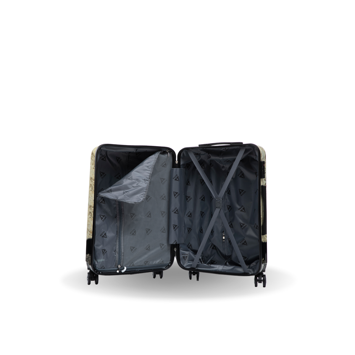 InUSA Prints 24" Hardside Spinner Checked Suitcase