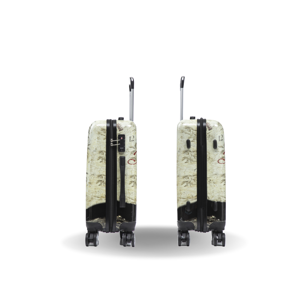 InUSA Prints Carry-On Hardside Spinner Luggage