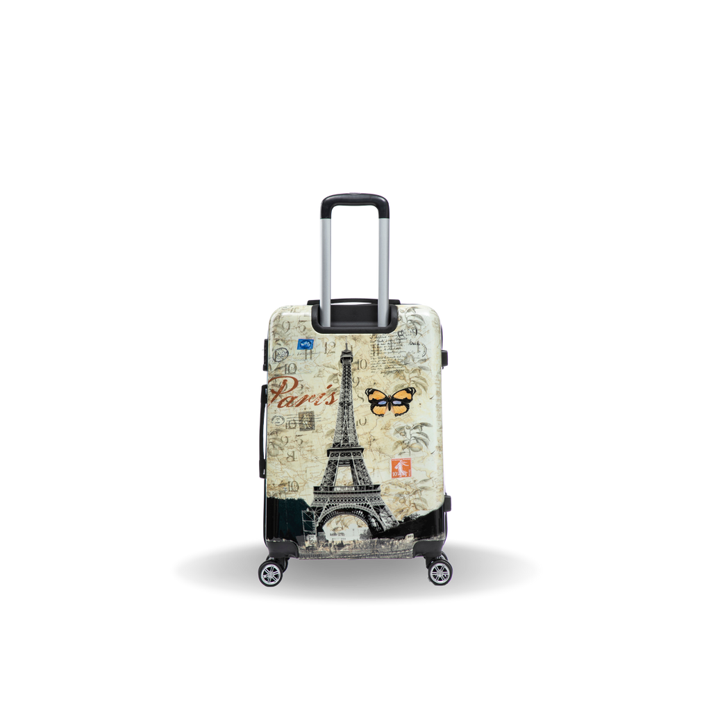 InUSA Prints 24" Hardside Spinner Checked Suitcase