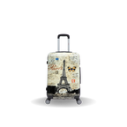 InUSA Prints 24" Hardside Spinner Checked Suitcase