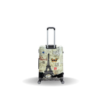 InUSA Prints 28-Inch Hardside Checked Suitcase