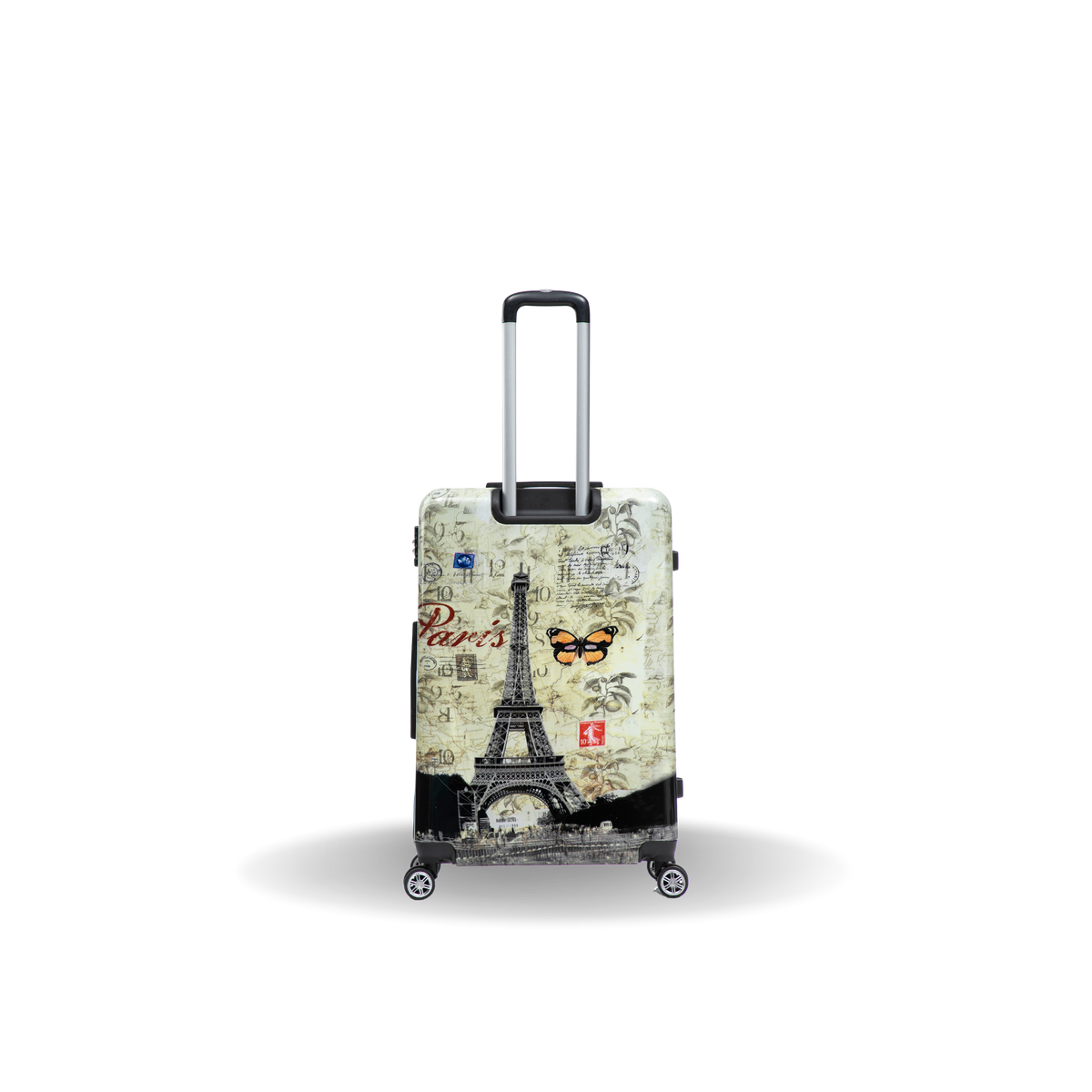 InUSA Prints 28-Inch Hardside Checked Suitcase