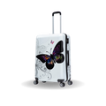InUSA Prints 28-Inch Hardside Checked Suitcase