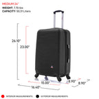 InUSA Royal 2-Piece Hardside Spinner Luggage Set