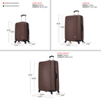 InUSA Royal 3-Piece Hardside Spinner Luggage Set