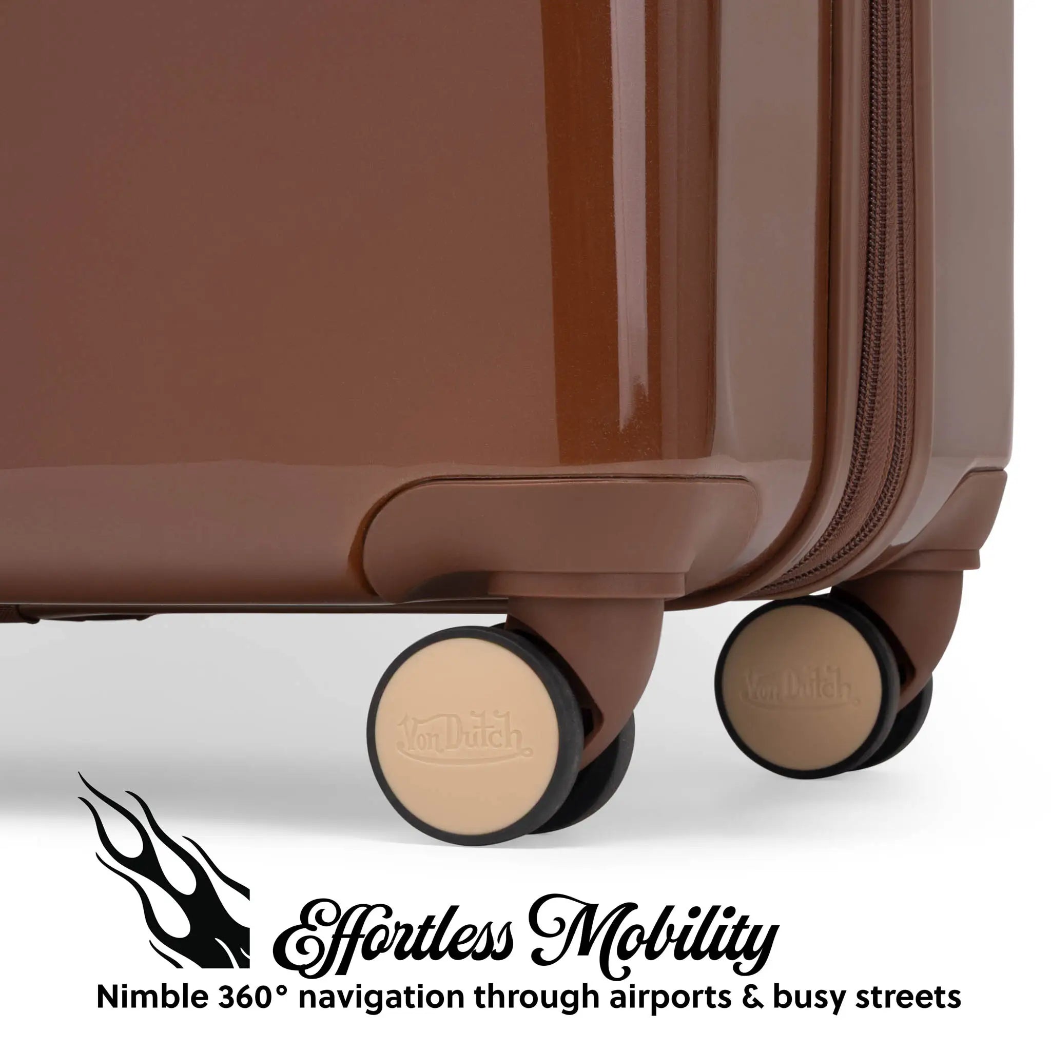Kustom Kulture Expandable Hardside Carry-on Spinner Suitcase