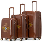Travellty 3-Piece Expandable Polycarbonate Luggage Set