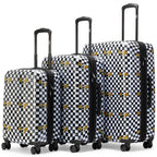 Travellty 3-Piece Expandable Polycarbonate Luggage Set