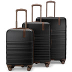 Travellty 3-Piece Expandable Polycarbonate Luggage Set
