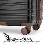 Travellty 3-Piece Expandable Polycarbonate Luggage Set