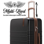 Travellty 3-Piece Expandable Polycarbonate Luggage Set